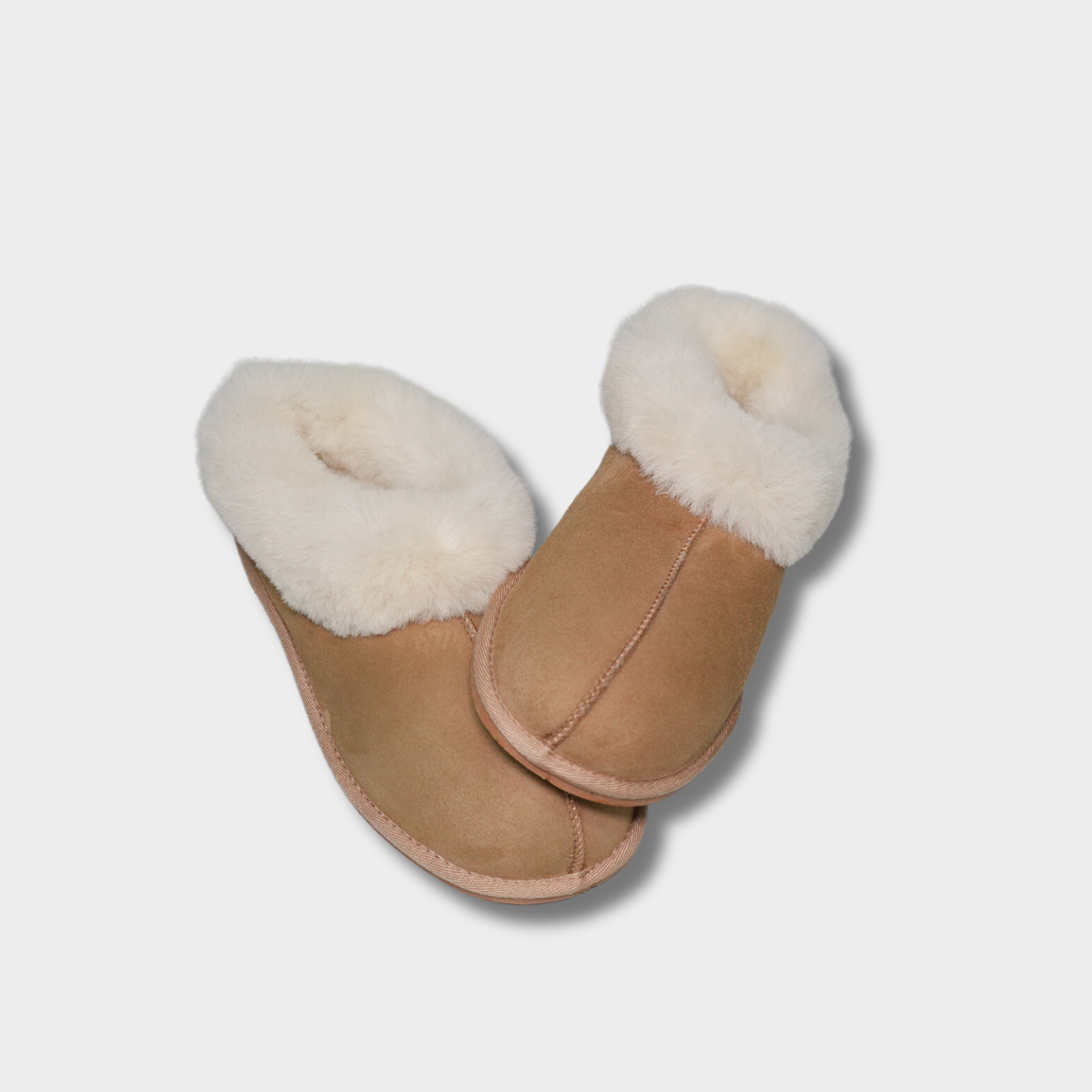 Women's Classic Merino Sheepskin Lined Shoe Style #  BE-10 CHESTNUT