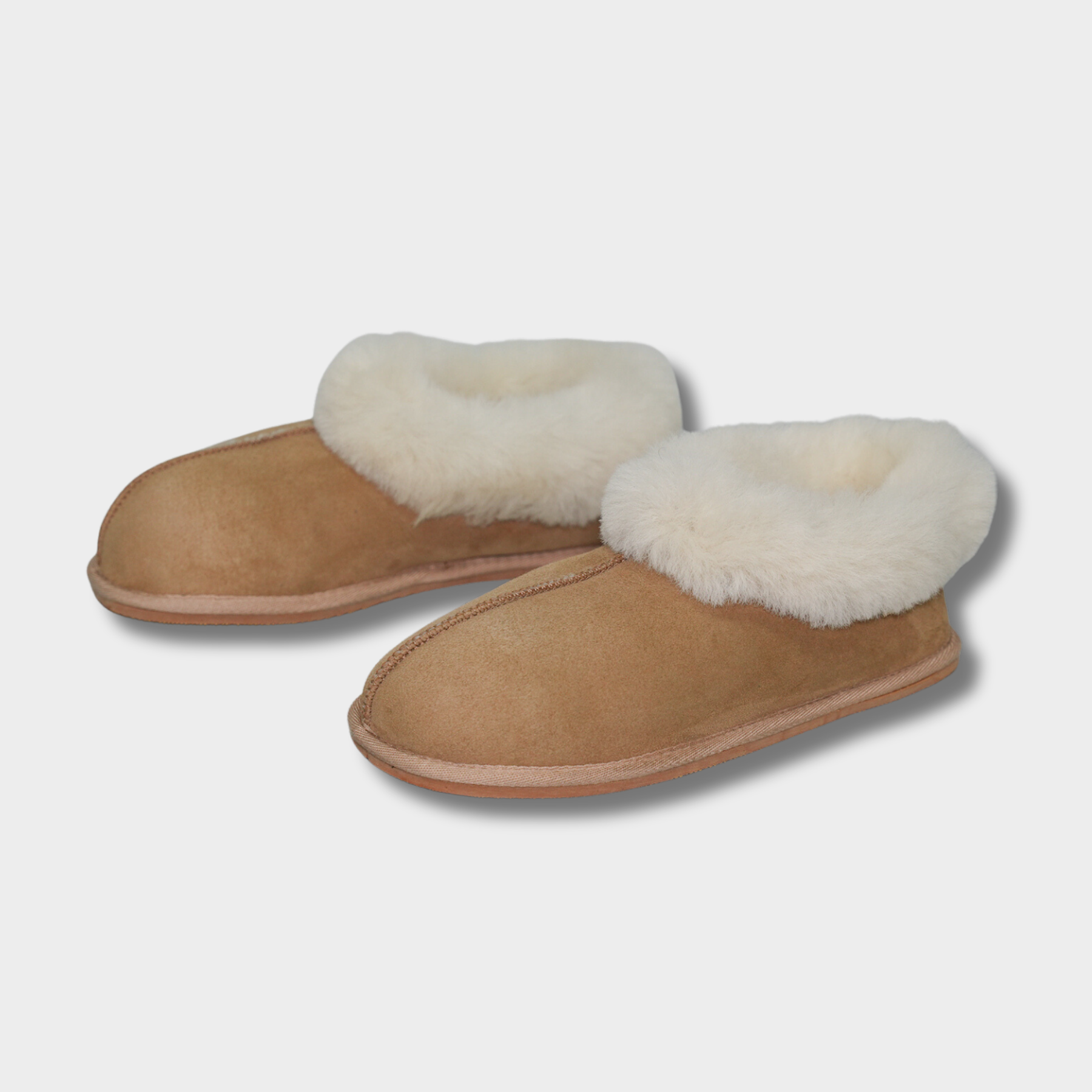 Women's Classic Merino Sheepskin Lined Shoe Style #  BE-10 CHESTNUT
