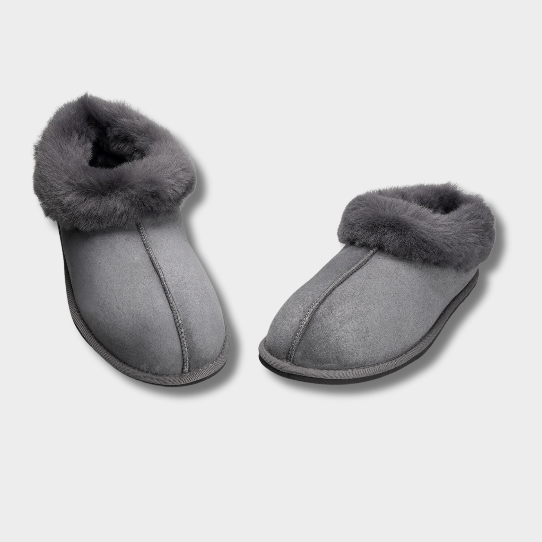 Women's  Grey Classic Merino Sheepskin Lined Shoe